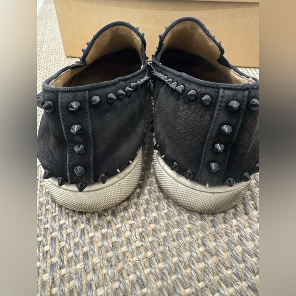 Fullset Christian Louboutin Spiked Pik Boat Slip-On Loafers Sneakers Suede main image 4